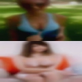 Black with nude woman